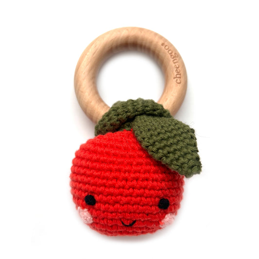Crocheted Teething Rattle