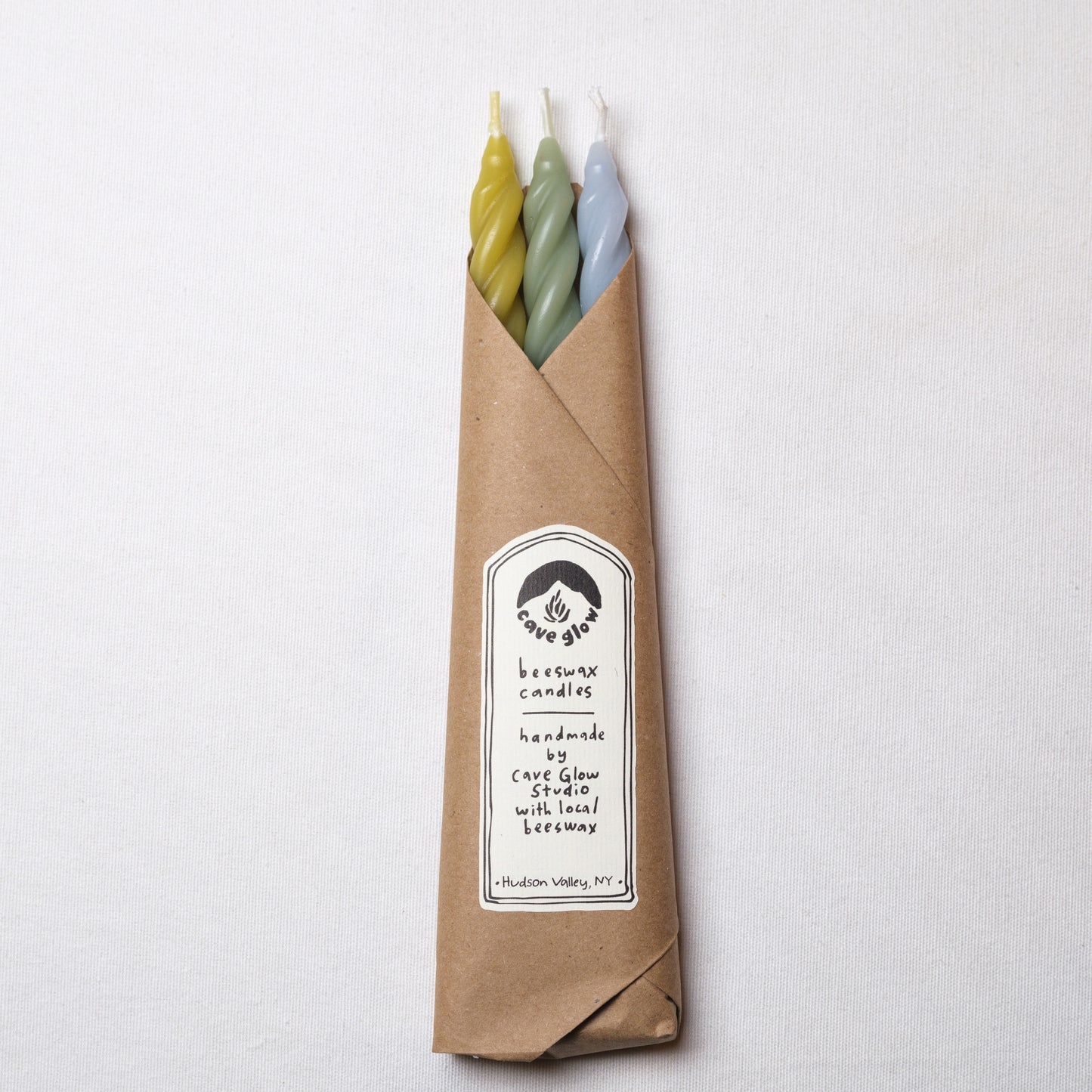 Spiral Beeswax Candles