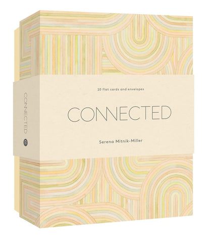 Connected Notecards features the meditative and interconnecting patterns of California artist Serena Mitnik-Miller.