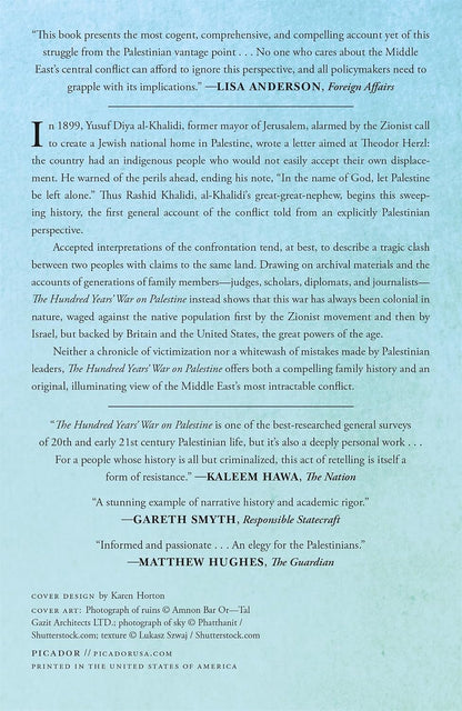 The Hundred Years' War on Palestine