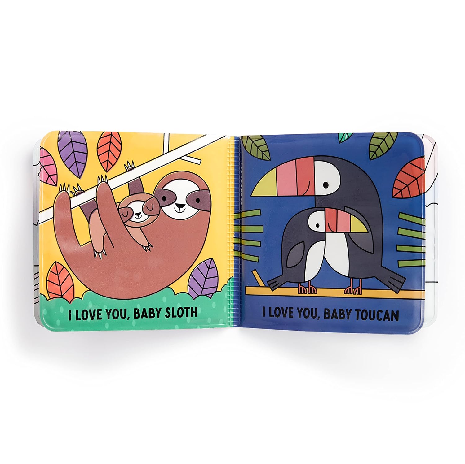I Love You, Baby Color Magic Bath Book from Mudpuppy is sure to keep babies and toddlers entertained during bath time. Featuring illustrations of brightly colored animals and their youngsters, it is truly a one-of-a-kind experience that will be enjoyed time and time again. 