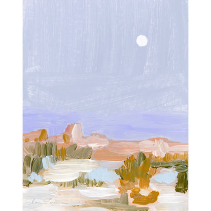 Joshua Tree Moon Canvas Print