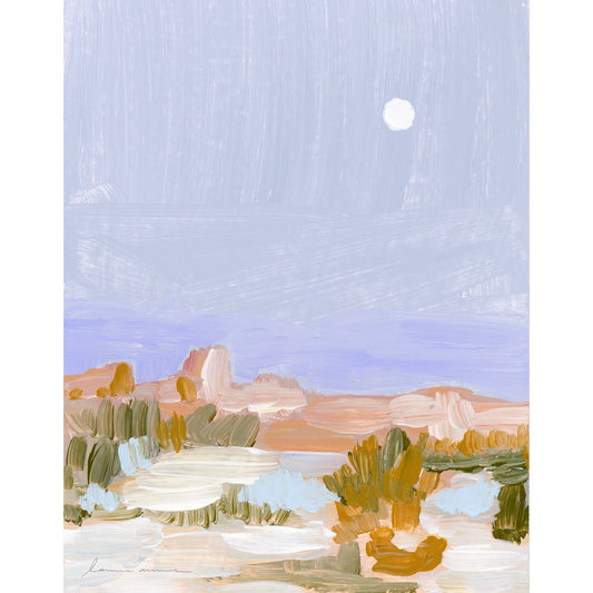 Joshua Tree Moon Canvas Print