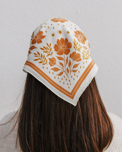 flora west Silk Bandana