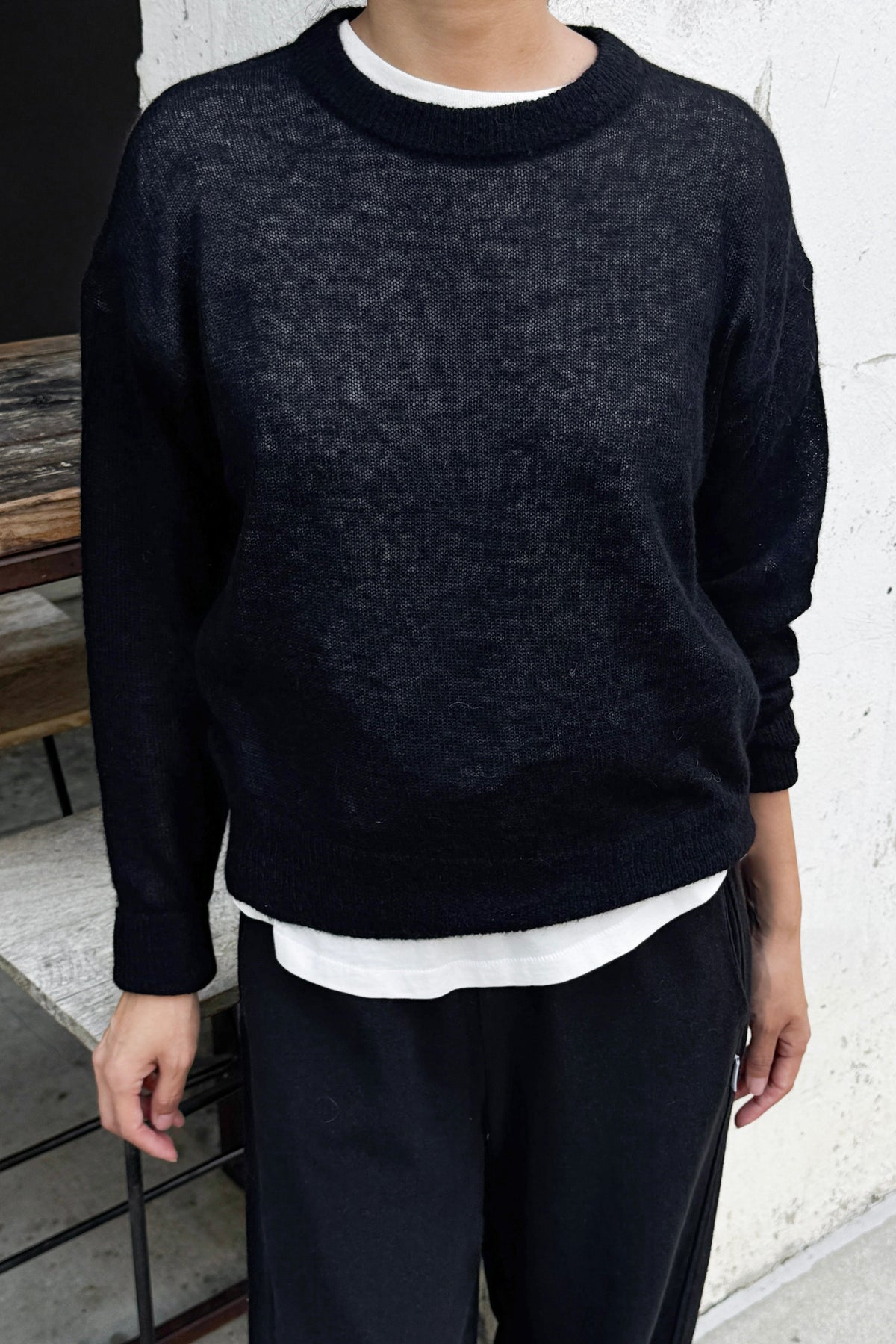 le bon shoppe Cecile Mohair Sweater