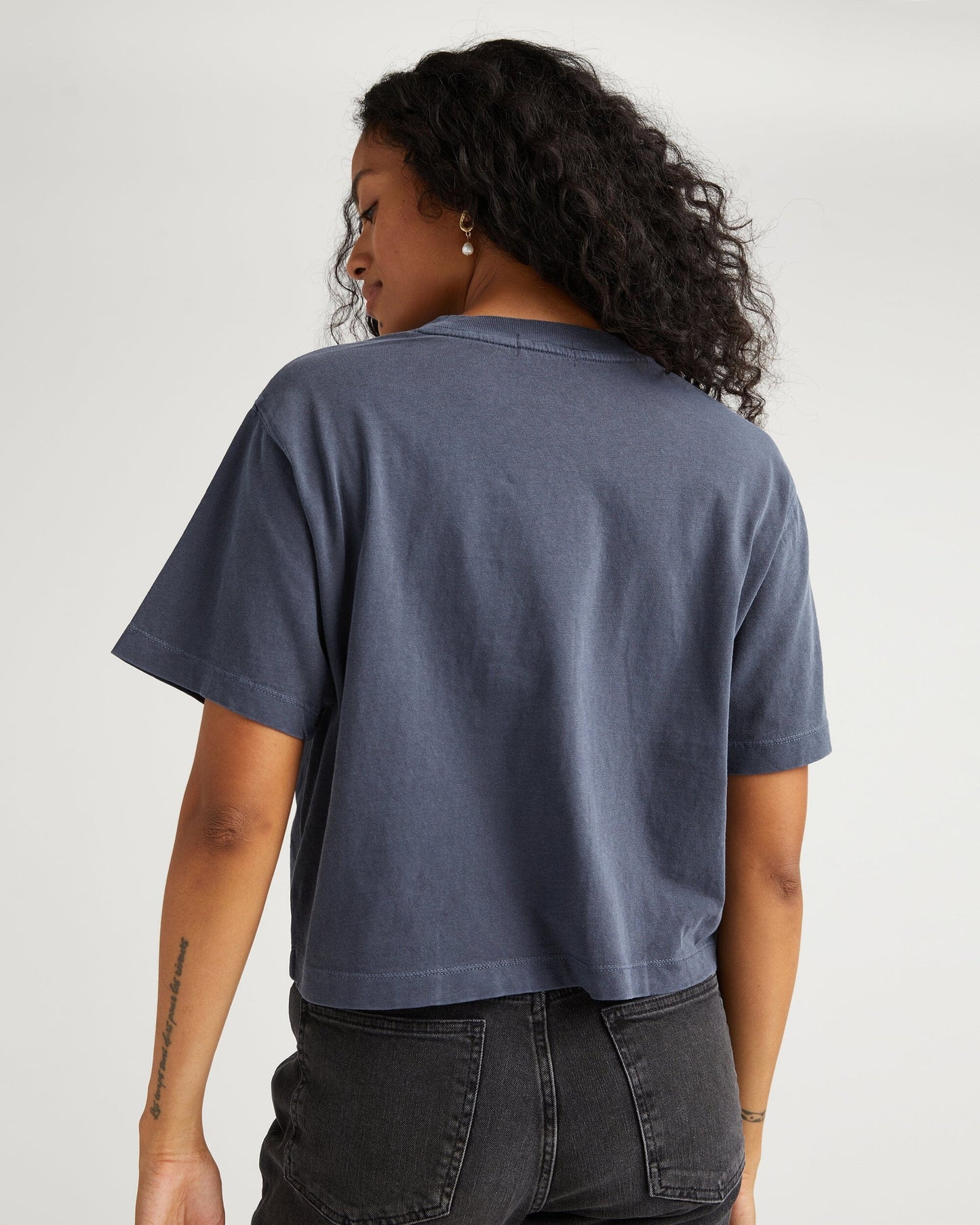 Relaxed Cropped Tee