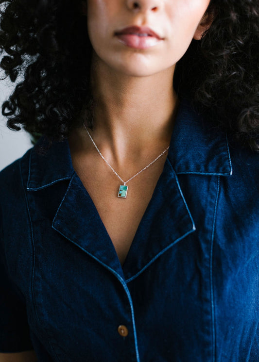 Mosaic Token Necklace