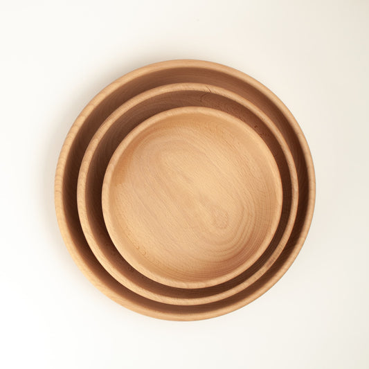 Beech Shallow Bowl