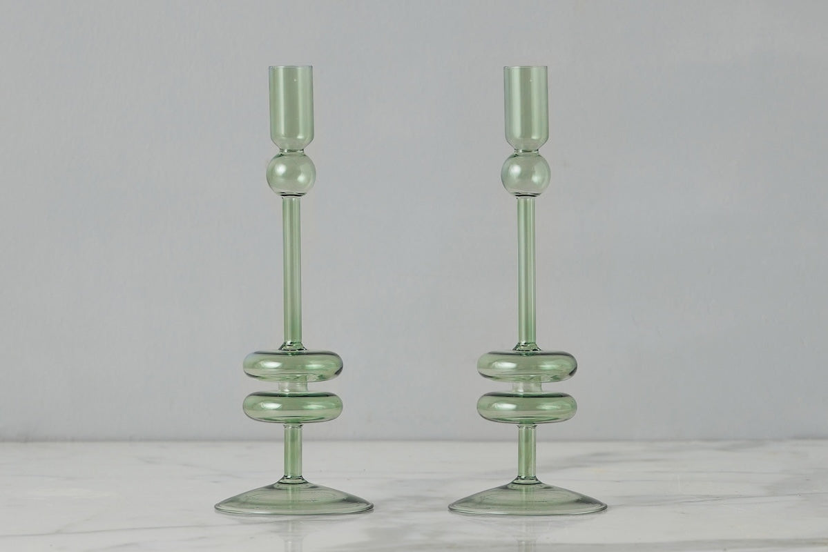 Glass Candlestick
