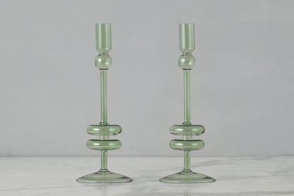 Glass Candlestick