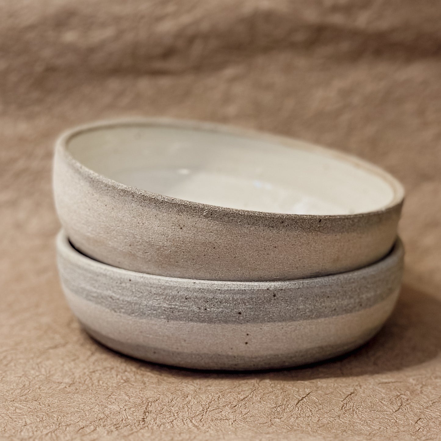 Marbled Low Bowl - 7"