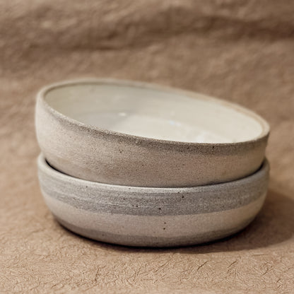 Marbled Low Bowl - 7"