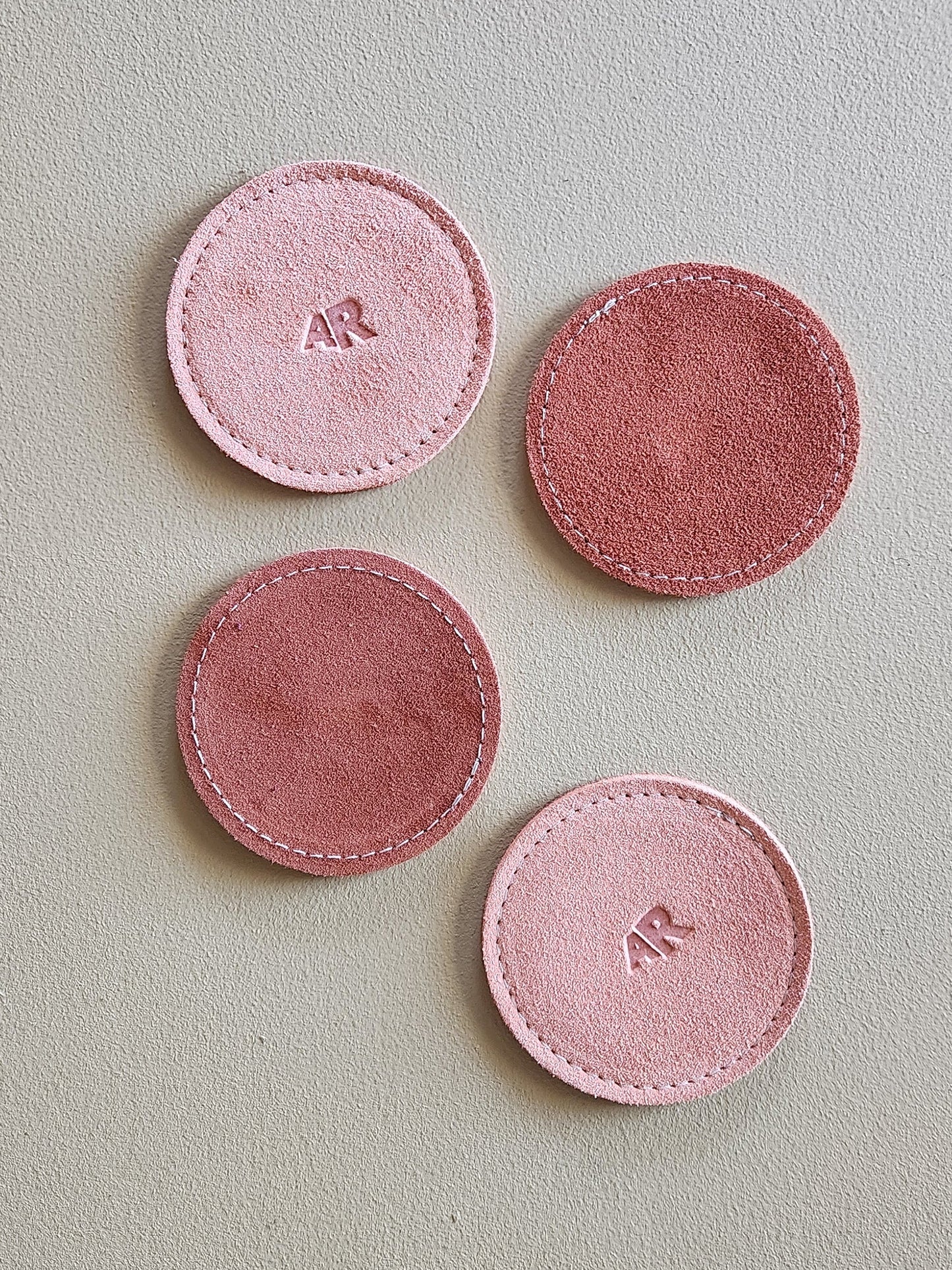 Suede Coasters Set