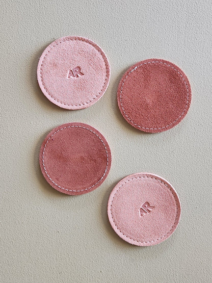 Suede Coasters Set