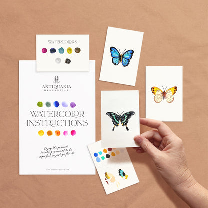Let your creativity take flight with our Mini Watercolor Kit! This compact, beginner-friendly kit features delicate designs that are perfect for exploring watercolor in a simple and relaxing way.