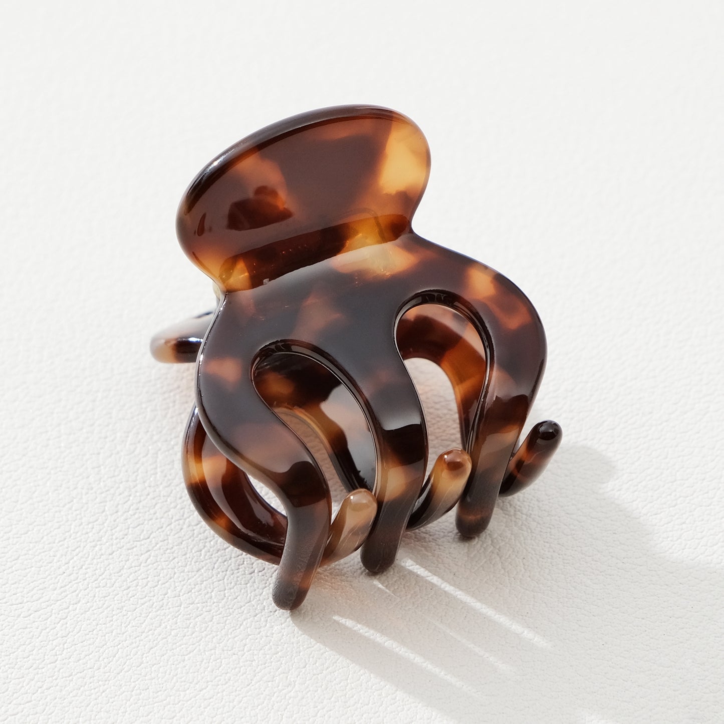 Deep Tortoise Mini Claw Clip