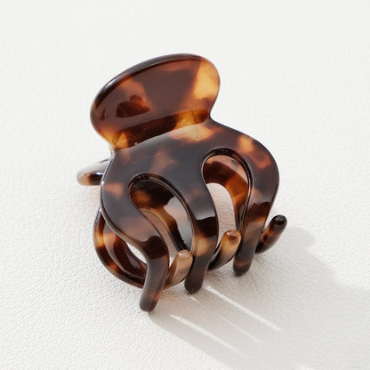 Deep Tortoise Mini Claw Clip