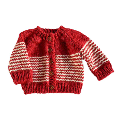Striped Cardigan Sweater