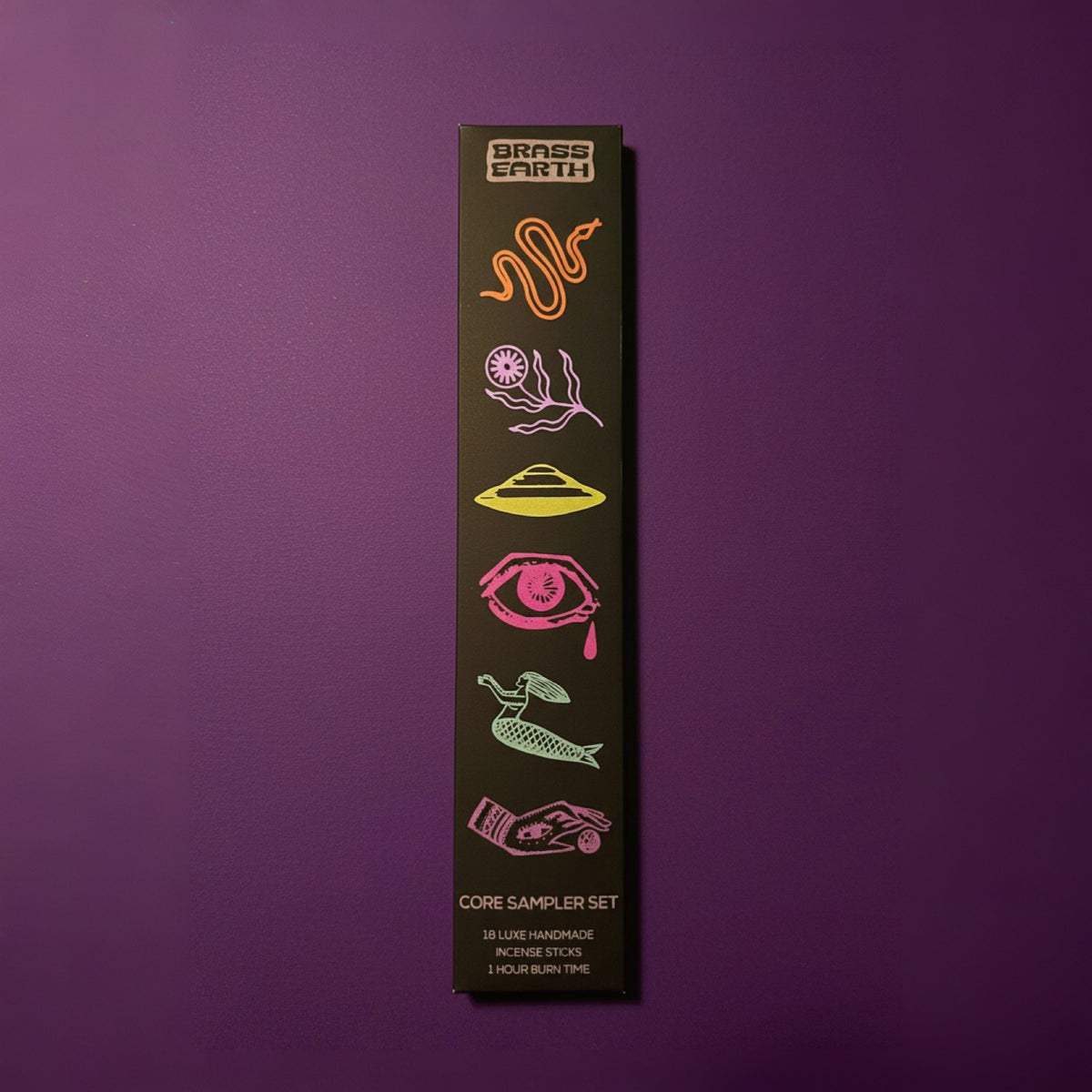 brass earth Core Scent Sampler Pack Incense