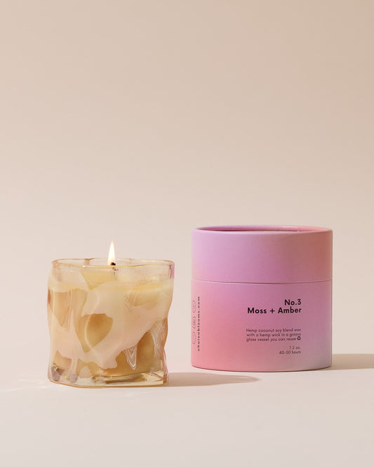 Moss + Amber Candle