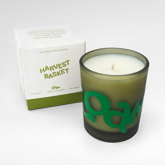 Warm, musky, and earthy, Harvest Basket is the scent to celebrate the growing season’s gifts. Both green and grounding, this candle is the perfect scent for lovers of fall who gravitate towards comforting, non-floral fragrances. Every candle is crafted in small batches with coconut soy wax and 100% cotton wicks.