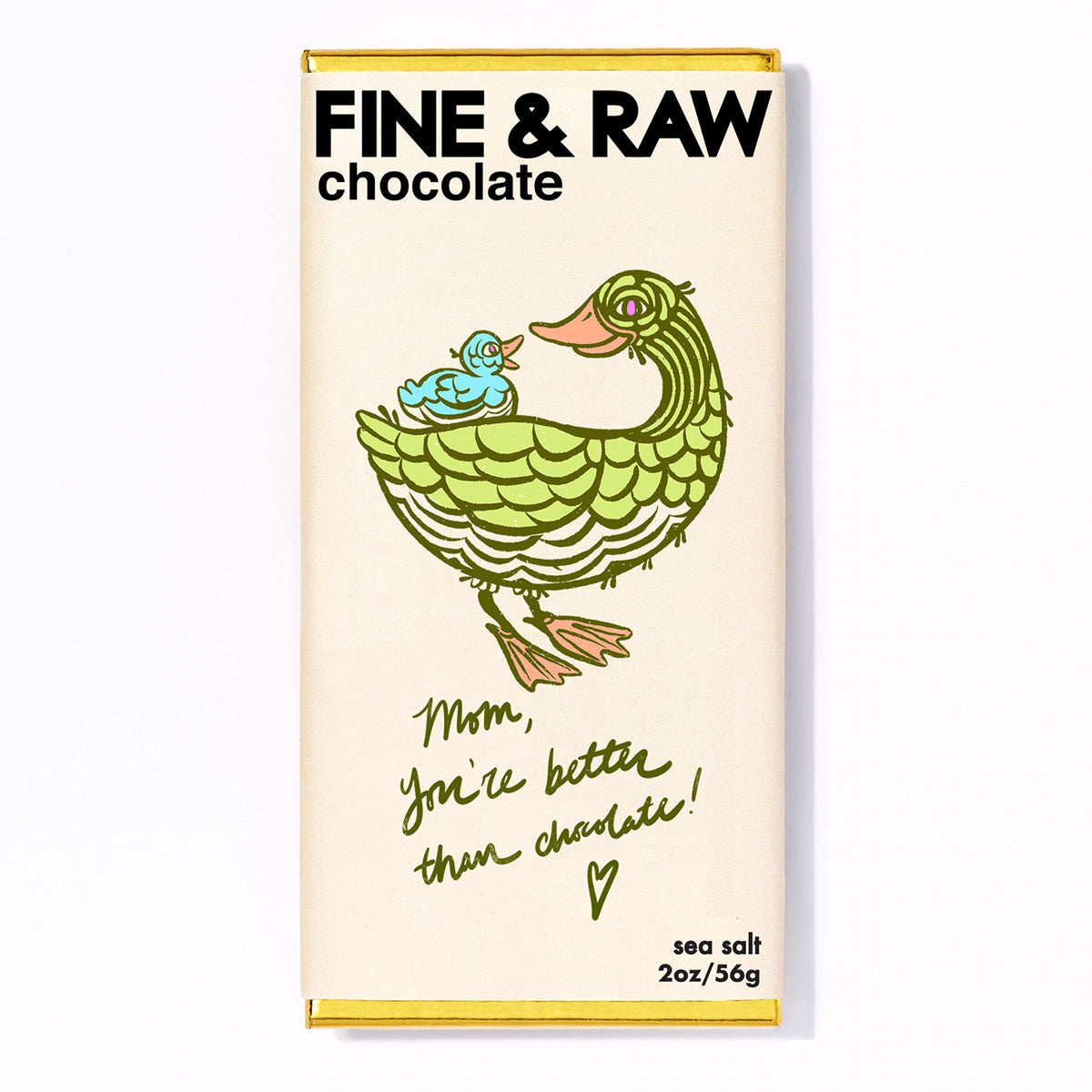 Mother's Day Sea Salt Chocolate Bar