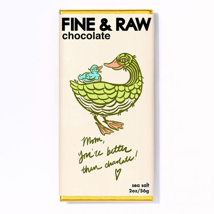 Mother's Day Sea Salt Chocolate Bar