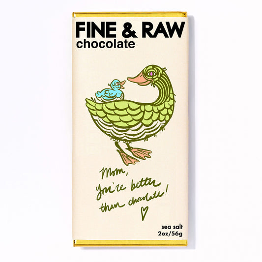 Mother's Day Sea Salt Chocolate Bar