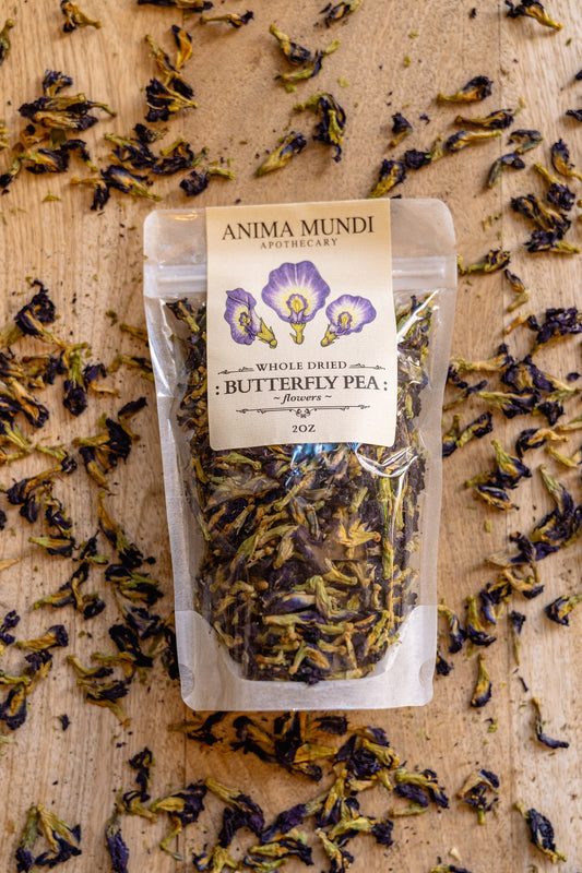 Whole Butterfly Pea Flowers