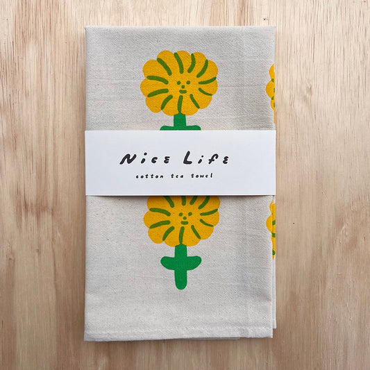 Flower Sack Tea Towel
