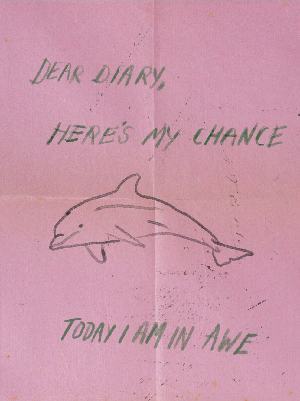 Here's My Chance Postcard Print