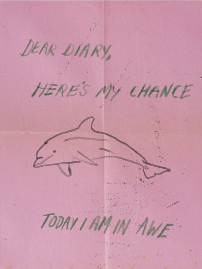 Here's My Chance Postcard Print