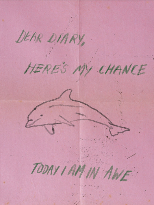 Here's My Chance Postcard Print