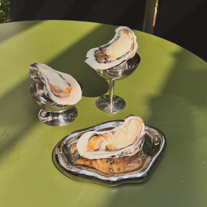 Beeswax Oyster Candle