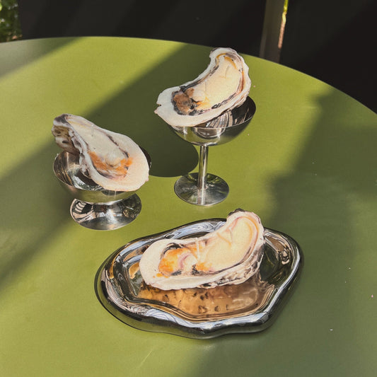 Beeswax Oyster Candle