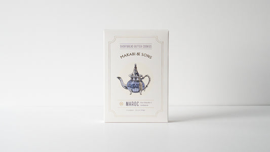 Maroc Shortbread Butter Cookies - Rose Pistachio Cardamom Cookies