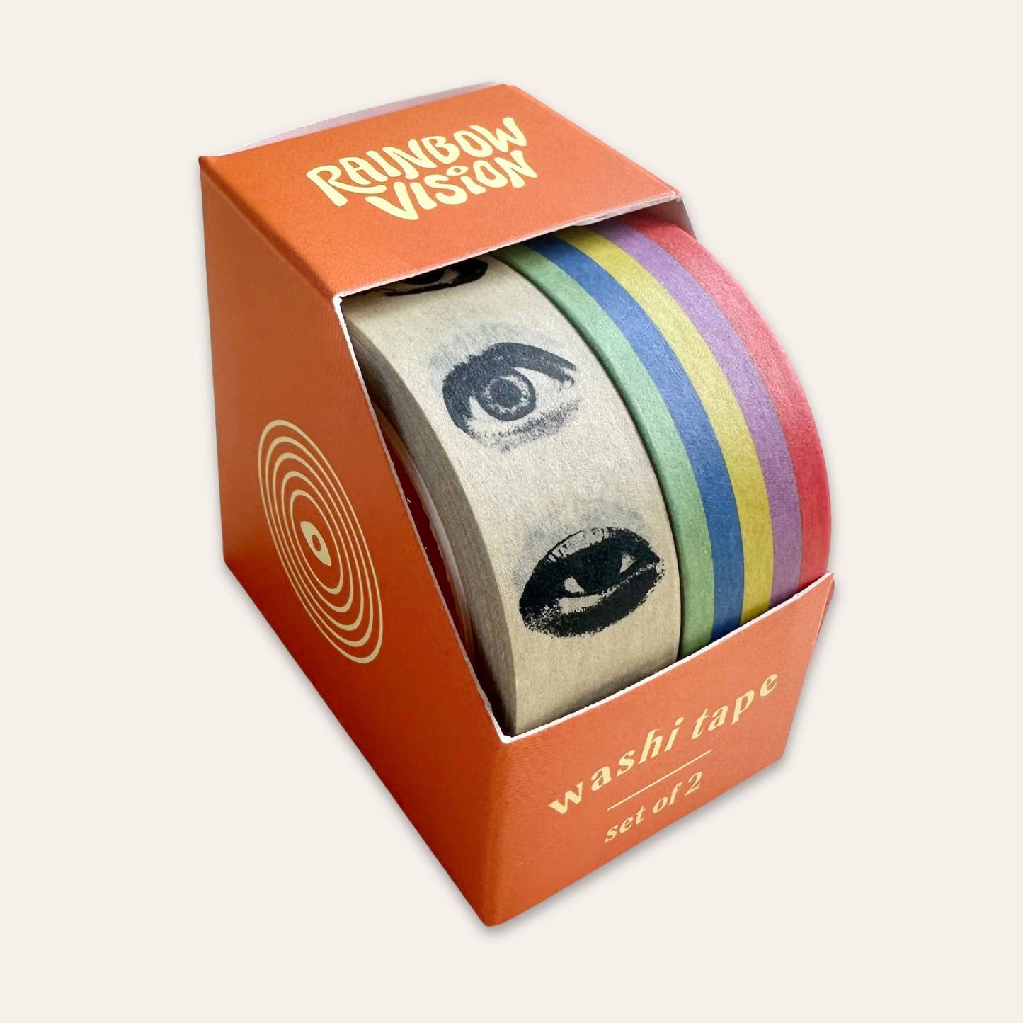 A decorative masking tape that's just sticky enough for a variety of uses and won't leave residue. These can be used for crafting, decorating wrapped gifts, or added in your yearly planner for extra flair on special days.