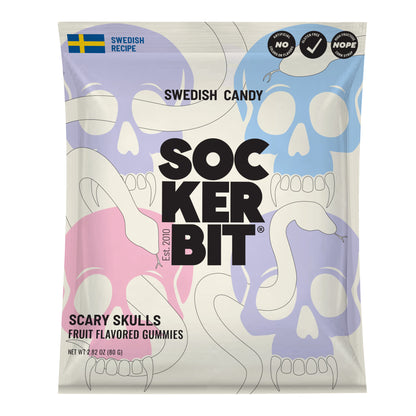Sockerbit Scary Skulls Swedish Gummies