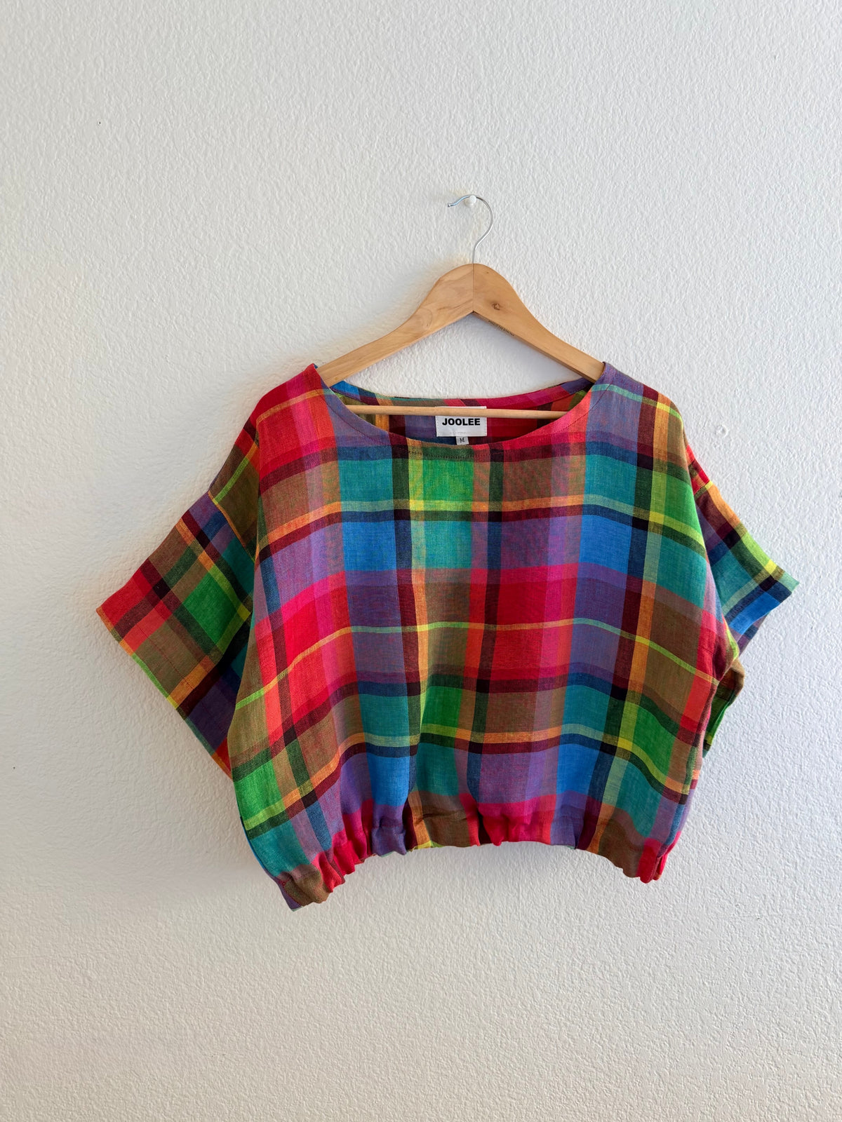 Red Check Top
