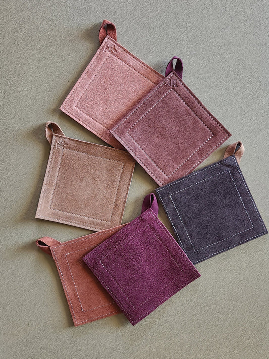 Suede Potholders