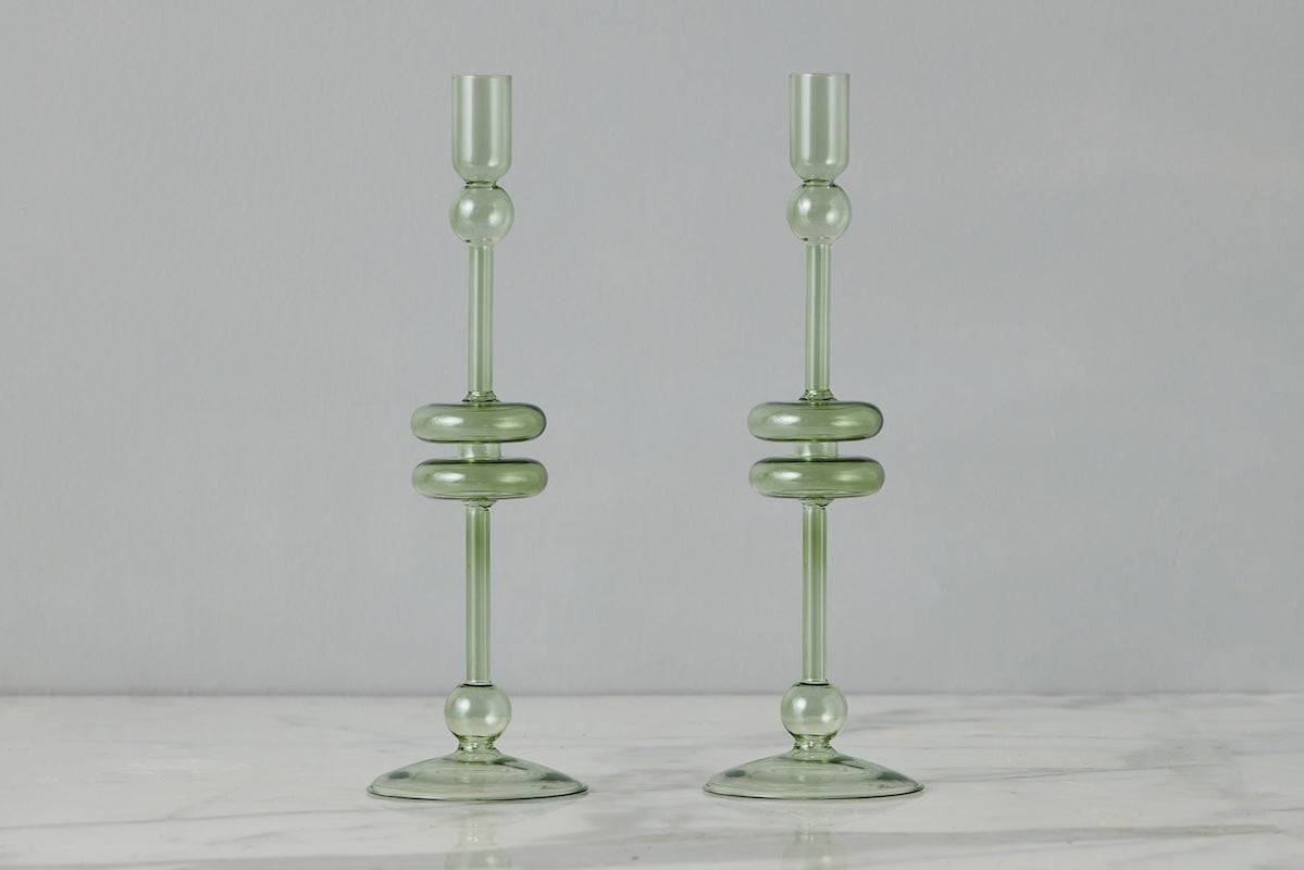 Glass Candlestick