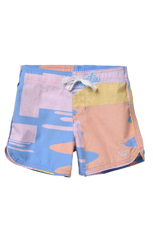 These boardshorts are earth and performance conscious, featuring eco-friendly fabrics and signature vintage-inspired boardshort design. Cute and eco-friendly board shorts for kids.