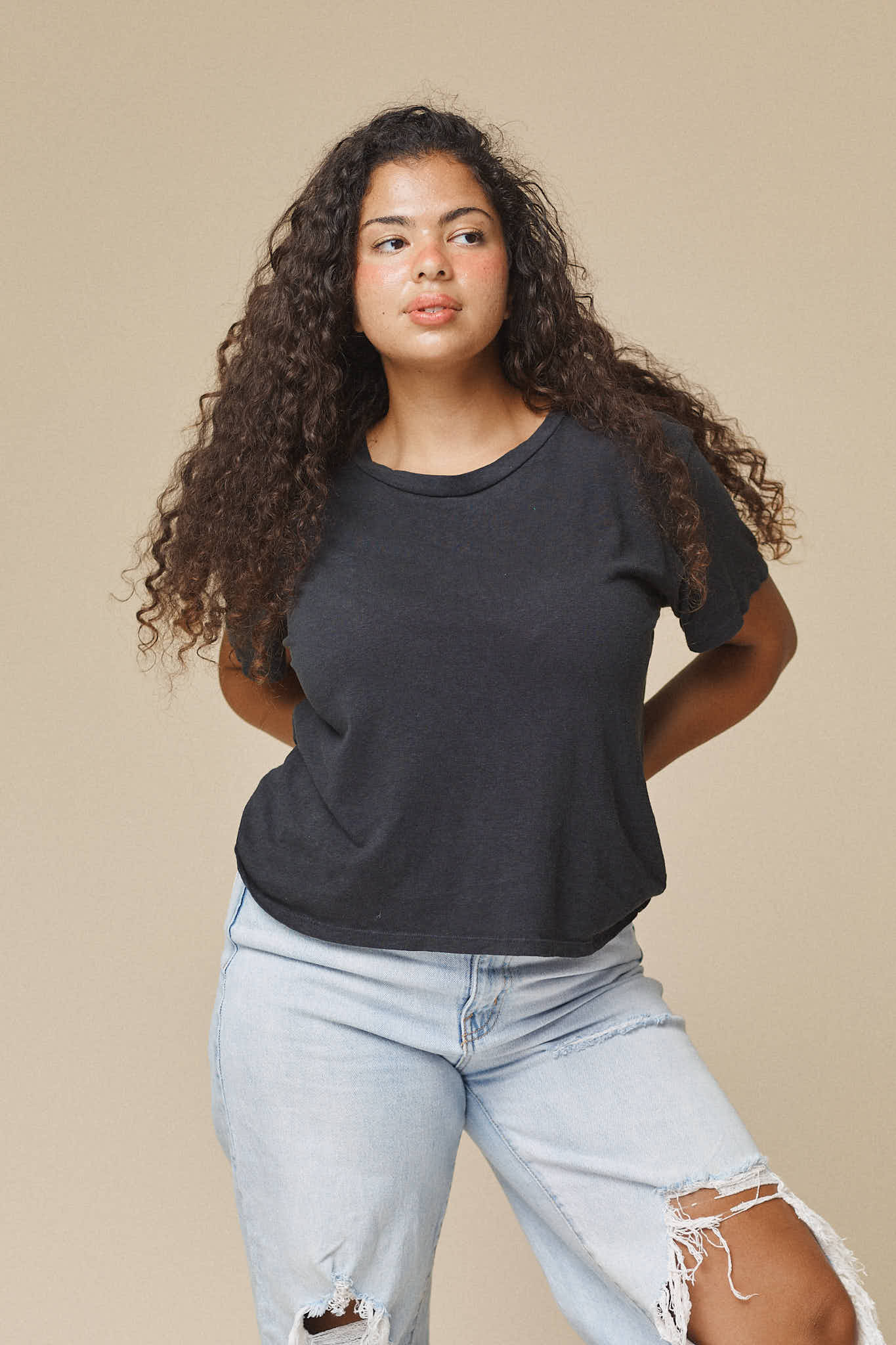 jungmaven hemp and organic cotton lorel cropped tee