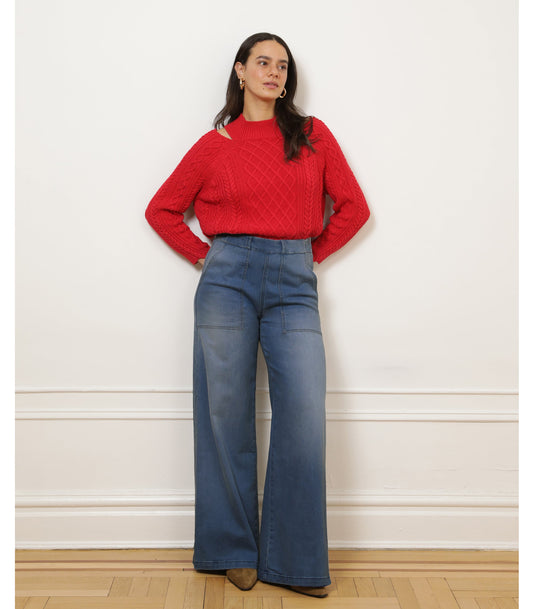Denim Sabrina Pants
