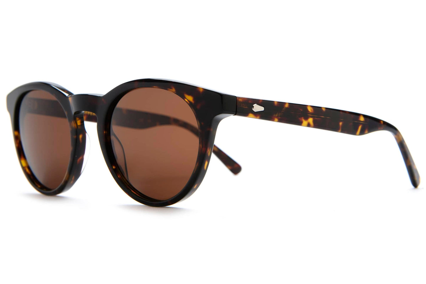 The Shake Appeal is a larger-than-average keyhole frame. It's fairly narrow, but its thin, adjustable temples allow for a more universal fit. Handcrafted bioacetate frames—biodegradable, plant-based, earth-friendlier. Rx-ready.