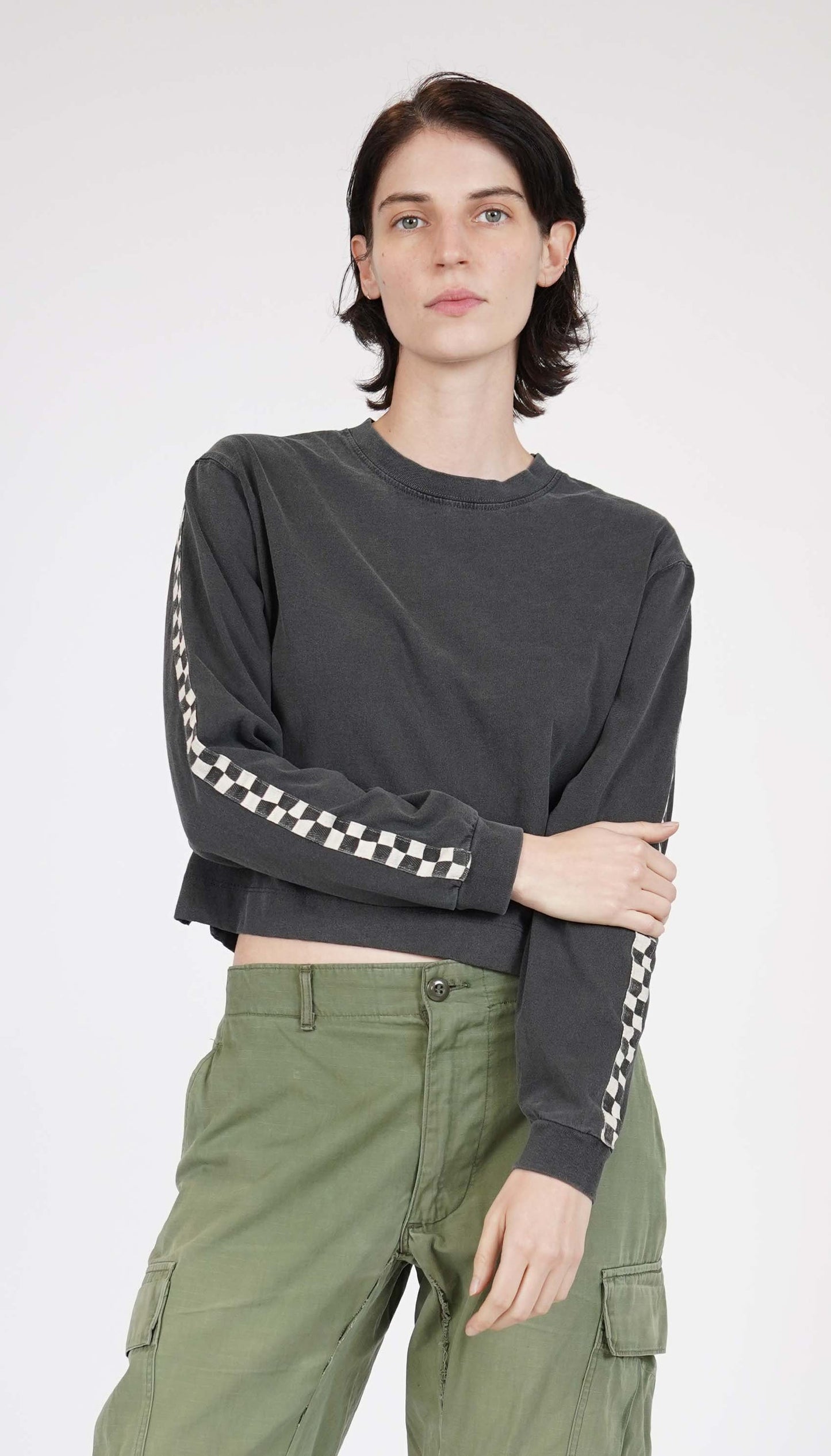 Gent's Cropped Long Sleeve