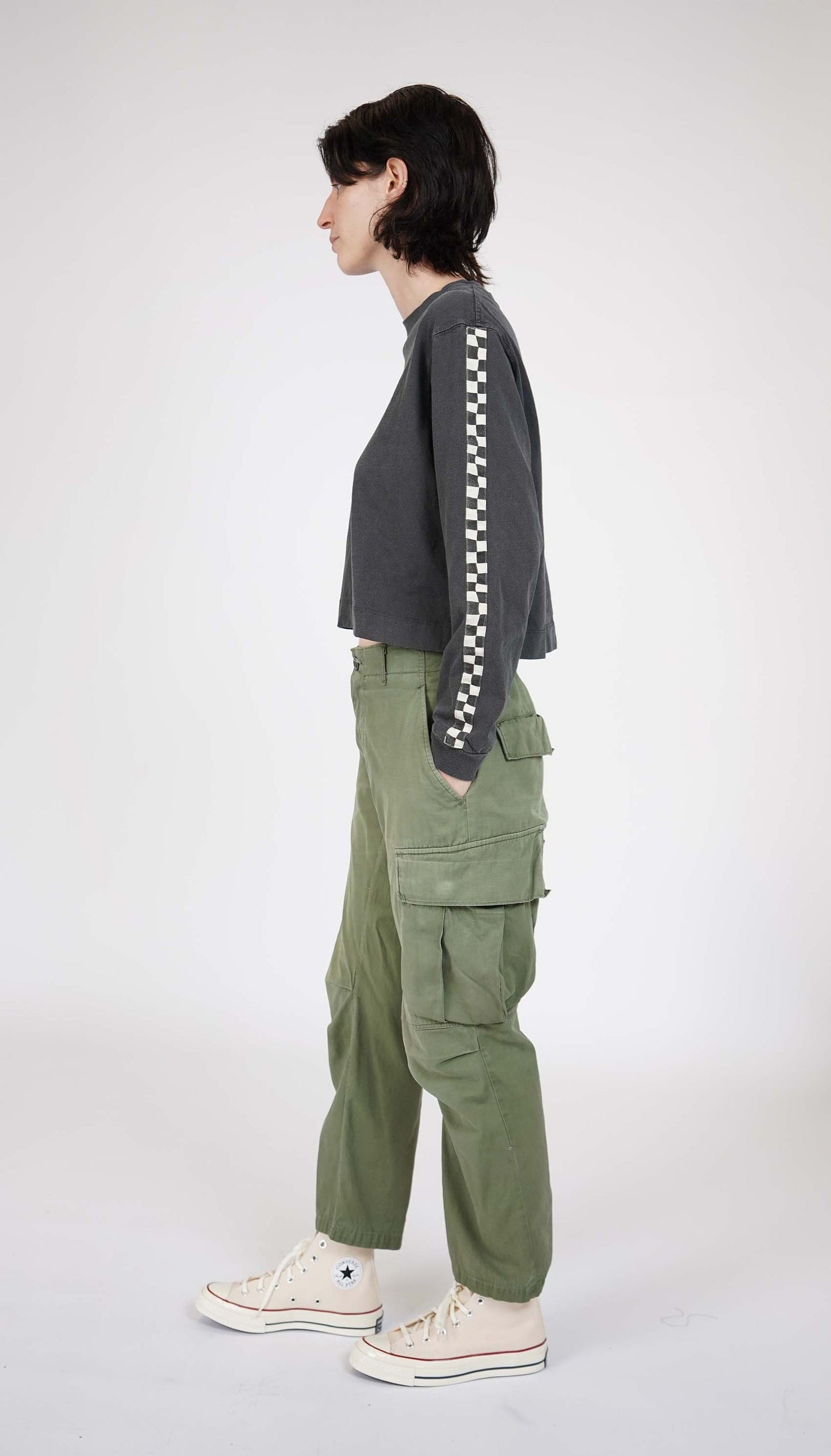 Gent's Cropped Long Sleeve