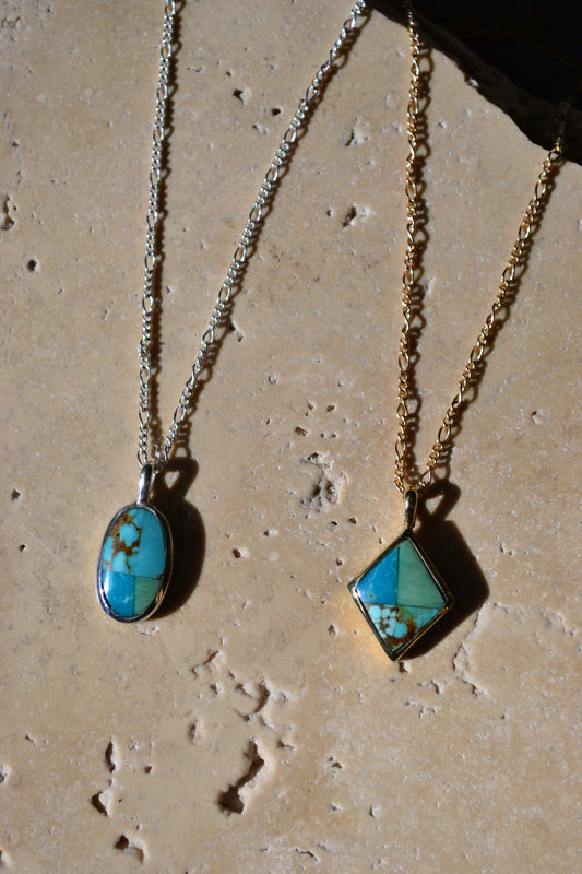 Mosaic Token Necklace