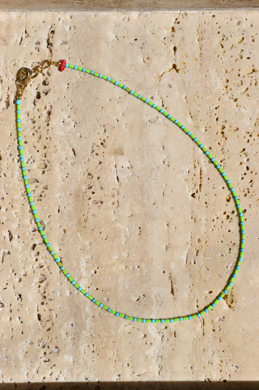 Neon Nights Beaded Necklace
