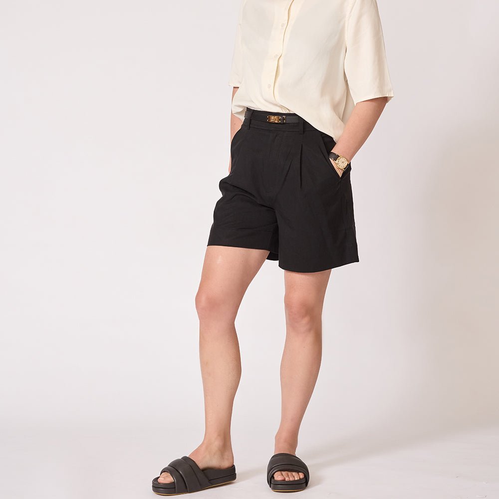 The Softie Slide in Faded Black